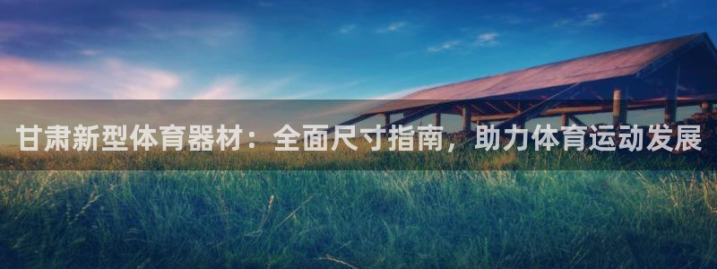 耀世天下的微信名字好吗：甘肃新型体育器材：全面尺寸指