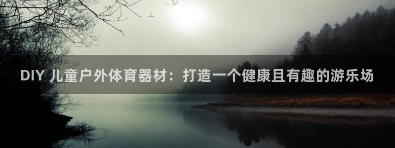 耀世幻主：DIY 儿童户外体育器材：打造一个健康且有