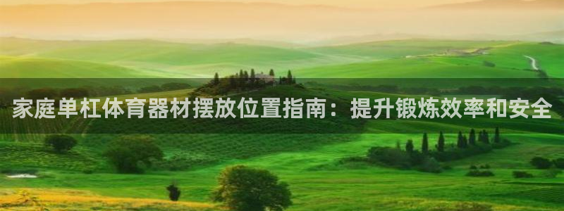 耀世娱乐几6.7.5.1.3.8：家庭单杠体育器材摆