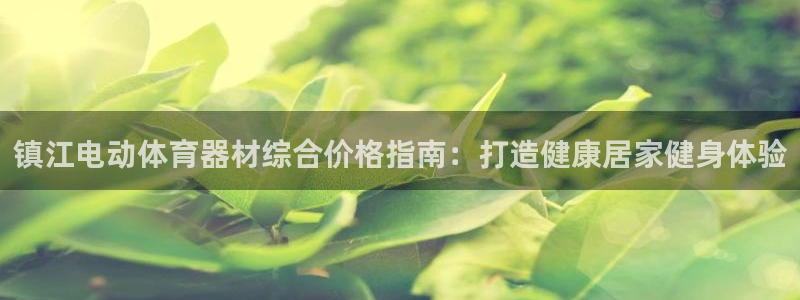 耀世娱乐家 411O31 耀世：镇江电动体育器材综合