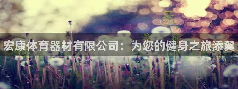 耀世娱乐平台注册地址：宏康体育器材有限公司：为您的健