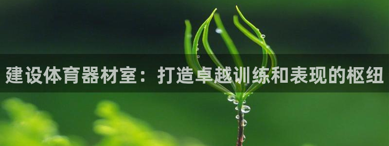 耀世来袭：建设体育器材室：打造卓越训练和表现的枢纽
