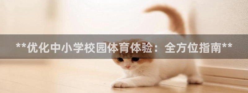 耀世国际平台正规吗可靠吗知乎：**优化中小学校园体育