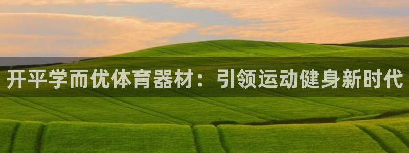 耀世平台代理怎么做的：开平学而优体育器材：引领运动健