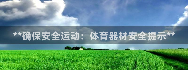 耀世平台注册步骤：**确保安全运动：体育器材安全提示