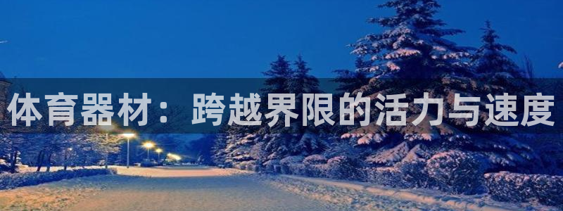 耀世平台注册登录：体育器材：跨越界限的活力与速度